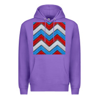 Purple Glitter 4th of July Seamless Pattern Premium Hoodie - BundleAndBundleShop