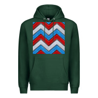 Sports Green Glitter 4th of July Seamless Pattern Premium Hoodie - BundleAndBundleShop