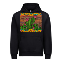 Black sunflowers turquoise serape cactus tumbler Urban Hoodie - Artiststas