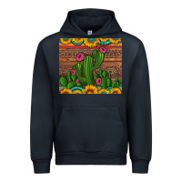 Navy sunflowers turquoise serape cactus tumbler Urban Hoodie - Artiststas