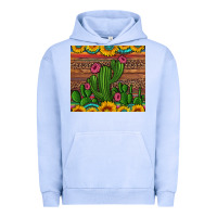 Pigment Grape Ice sunflowers turquoise serape cactus tumbler Urban Hoodie - Artiststas