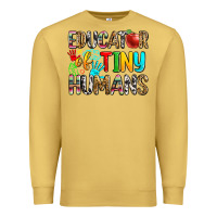 Antique Gold educator of tiny humans Premium Sweatshirt - Zillion Design Studio