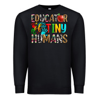 Black educator of tiny humans Premium Sweatshirt - Zillion Design Studio