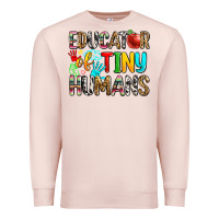Pale Pink educator of tiny humans Premium Sweatshirt - Zillion Design Studio