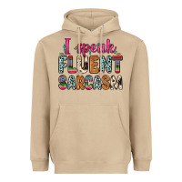 Mushroom i speak fluent sarcasm Heavyweight Hoodie - Zillion Design Studio