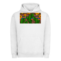 Pigment Lunar Rock sunflowers and cactus license plate Urban Hoodie - Artiststas