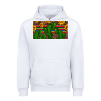 White sunflowers and cactus license plate Urban Hoodie - Artiststas