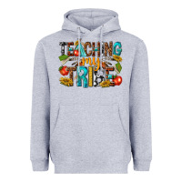 Heather Grey teaching my Heavyweight Hoodie - texasbilliewilder