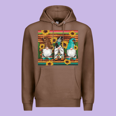 Western Gnomes Cactus Sunflowers Serape Wooden Leopard Gemstone Premium Hoodie Designed By Artiststas