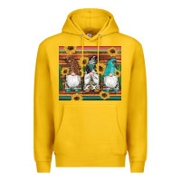 Lemon western gnomes cactus sunflowers serape wooden leopard gemstone Premium Hoodie - Artiststas