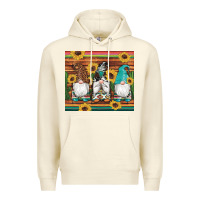 Sandshell western gnomes cactus sunflowers serape wooden leopard gemstone Premium Hoodie - Artiststas