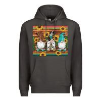 Smoke western gnomes cactus sunflowers serape wooden leopard gemstone Premium Hoodie - Artiststas