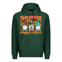 Sports Green western gnomes cactus sunflowers serape wooden leopard gemstone Premium Hoodie - Artiststas