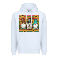 White western gnomes cactus sunflowers serape wooden leopard gemstone Premium Hoodie - Artiststas