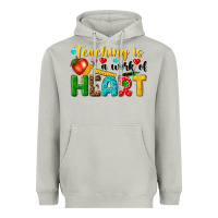 Moon Dust teaching is a work of heart tbw Heavyweight Hoodie - texasbilliewilder