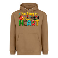 Toasted Coconut teaching is a work of heart tbw Heavyweight Hoodie - texasbilliewilder