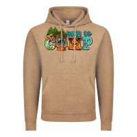 Born To Camp With Guitar Vintage Hoodie | Teevron