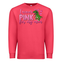 Cardinal I Wear Pink For My Mom Premium Sweatshirt - texasbilliewilder