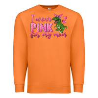 Carrot I Wear Pink For My Mom Premium Sweatshirt - texasbilliewilder
