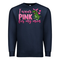 Navy I Wear Pink For My Mom Premium Sweatshirt - texasbilliewilder