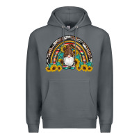 Rock western gnome gemstones sunflowers rainbow Premium Hoodie - Artiststas