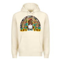 Sandshell western gnome gemstones sunflowers rainbow Premium Hoodie - Artiststas