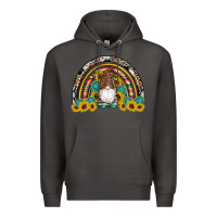 Smoke western gnome gemstones sunflowers rainbow Premium Hoodie - Artiststas