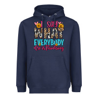 Navy i say what everybody else is thinking Heavyweight Hoodie - Zillion Design Studio