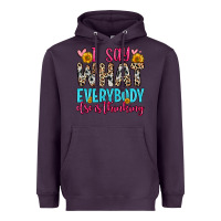 Plum i say what everybody else is thinking Heavyweight Hoodie - Zillion Design Studio