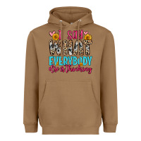 Toasted Coconut i say what everybody else is thinking Heavyweight Hoodie - Zillion Design Studio