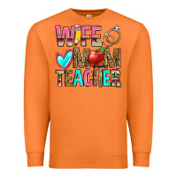 Carrot wife mom teacher Premium Sweatshirt - Zillion Design Studio
