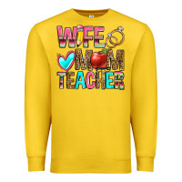 Lemon wife mom teacher Premium Sweatshirt - Zillion Design Studio