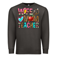 Smoke wife mom teacher Premium Sweatshirt - Zillion Design Studio