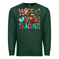 Sports Green wife mom teacher Premium Sweatshirt - Zillion Design Studio