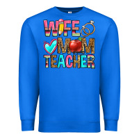 True Royal wife mom teacher Premium Sweatshirt - Zillion Design Studio