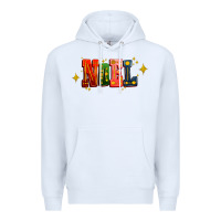 White noel Premium Hoodie - AdoDesignShop