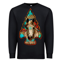 Black arrowhead horse Premium Sweatshirt - RanaPortraitStore