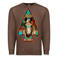 Chestnut arrowhead horse Premium Sweatshirt - RanaPortraitStore