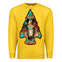 Lemon arrowhead horse Premium Sweatshirt - RanaPortraitStore
