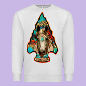 Arrowhead Horse Premium Sweatshirt Designed By Ranaportraitstore