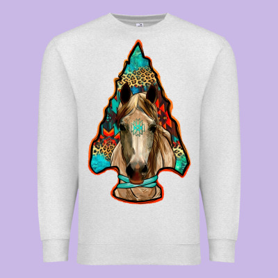 Arrowhead Horse Premium Sweatshirt Designed By Ranaportraitstore