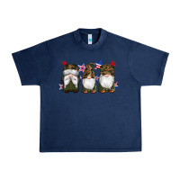 Navy military gnomes star Urban Heavy Tee - Artiststas