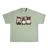 Oil Green military gnomes star Urban Heavy Tee - Artiststas