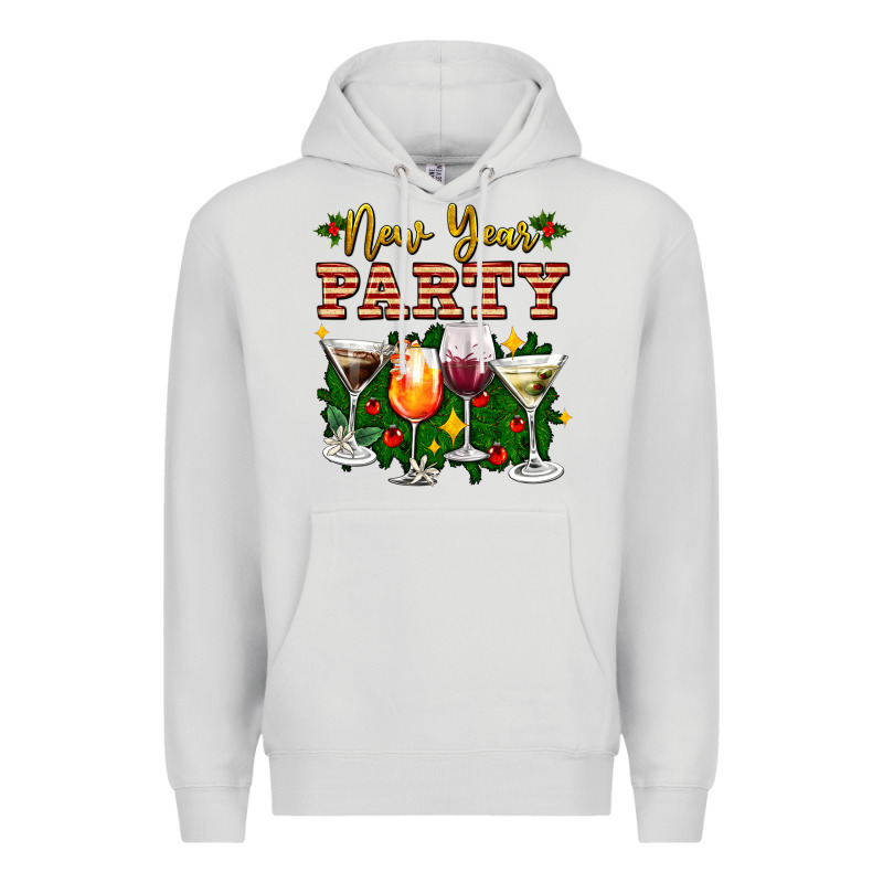 New Year Party Christmas Coctail Premium Hoodie by AdoDesignShop | Teevron