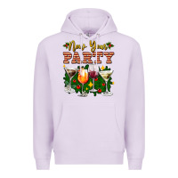 Lilac new year party christmas coctail Premium Hoodie - AdoDesignShop