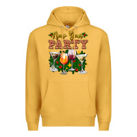 Mustard new year party christmas coctail Premium Hoodie - AdoDesignShop