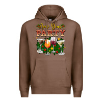 Chestnut new year party christmas coctail Premium Hoodie - AdoDesignShop