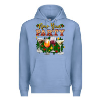 Colony Blue new year party christmas coctail Premium Hoodie - AdoDesignShop