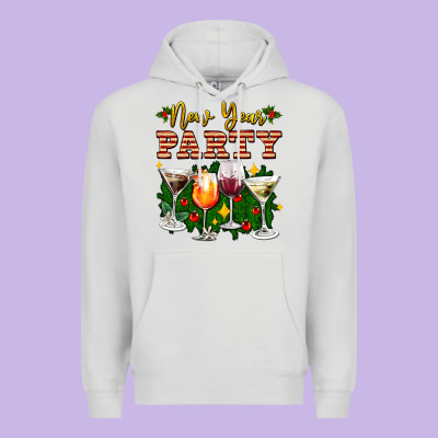 New Year Party Christmas Coctail Premium Hoodie Designed By Adodesignshop