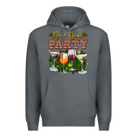 Rock new year party christmas coctail Premium Hoodie - AdoDesignShop